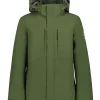 Ulkoilutakit>ICEPEAK Alston Tummanvihrea