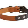 Koiran Pannat>RUKKA PETS Leather Duo Co Musta
